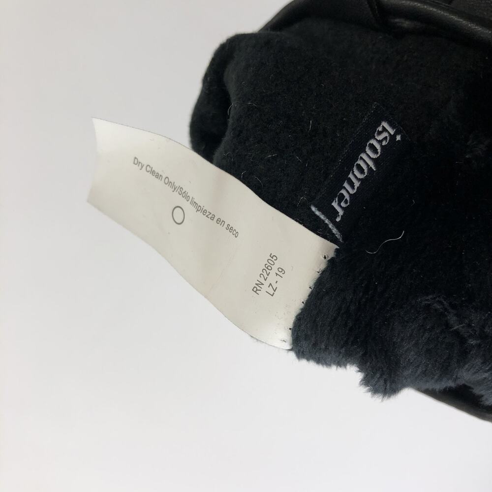 Isotoner Women's Genuine Leather For Lined Gloves Size XL Black MINT - Picture 3 of 5
